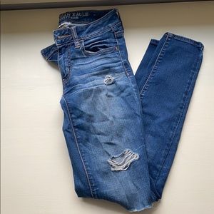 American Eagle super stretch jeans